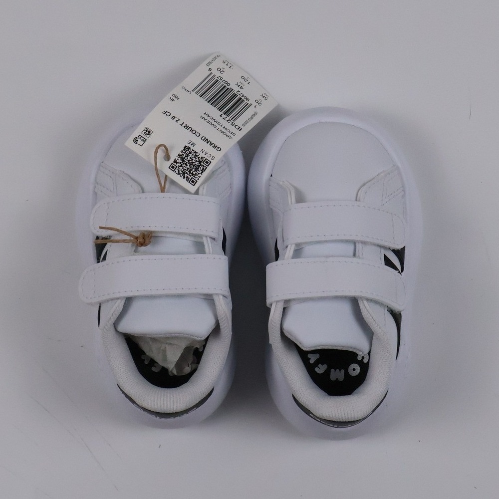 Adidas Sneakers Grand Court 2.0 CF I White Black 5K NWT - Picture 2 of 7